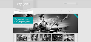 eSpecial Light Blogger Template For Simple And Clean Blog's