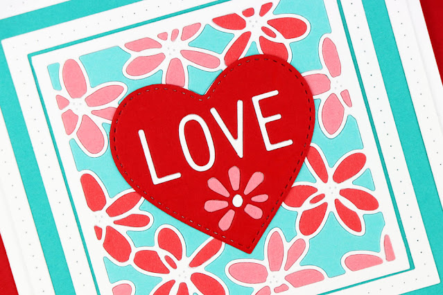 A Kept Life: Scribble Daisy Heart Valentine