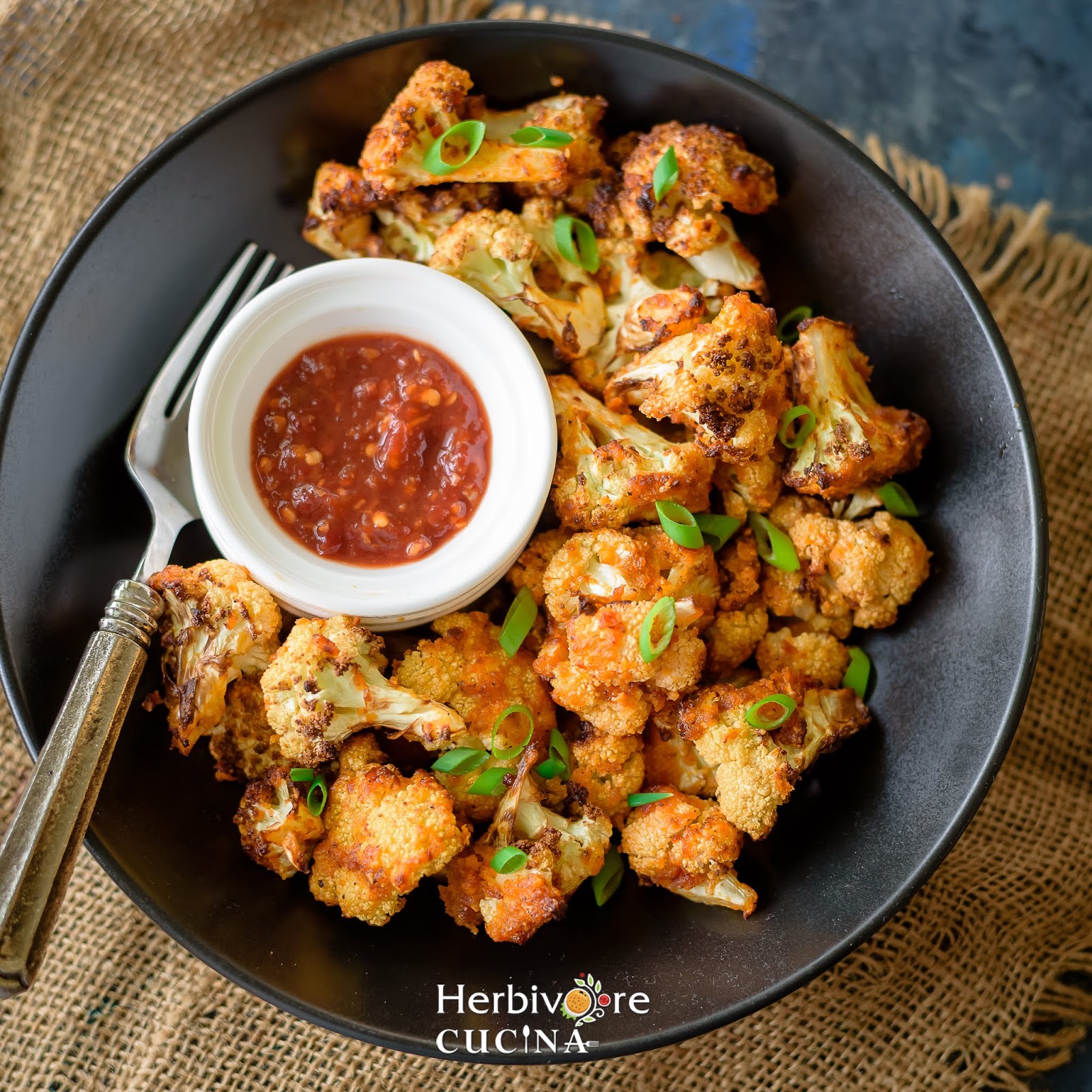 Herbivore Cucina: Air Fried Cauliflower Bites