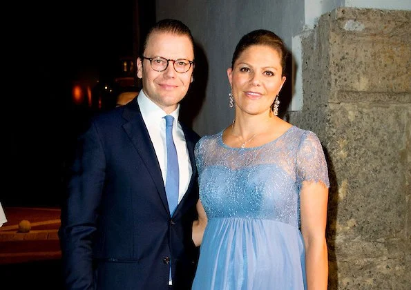 Crown Princess Victoria of Sweden and Prince Daniel of Sweden attended a reception hosted by the Mayor of Cartagena Dionisio Vélez