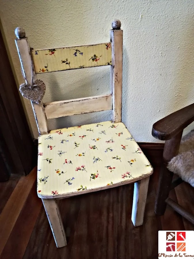 como tunear una silla de madera