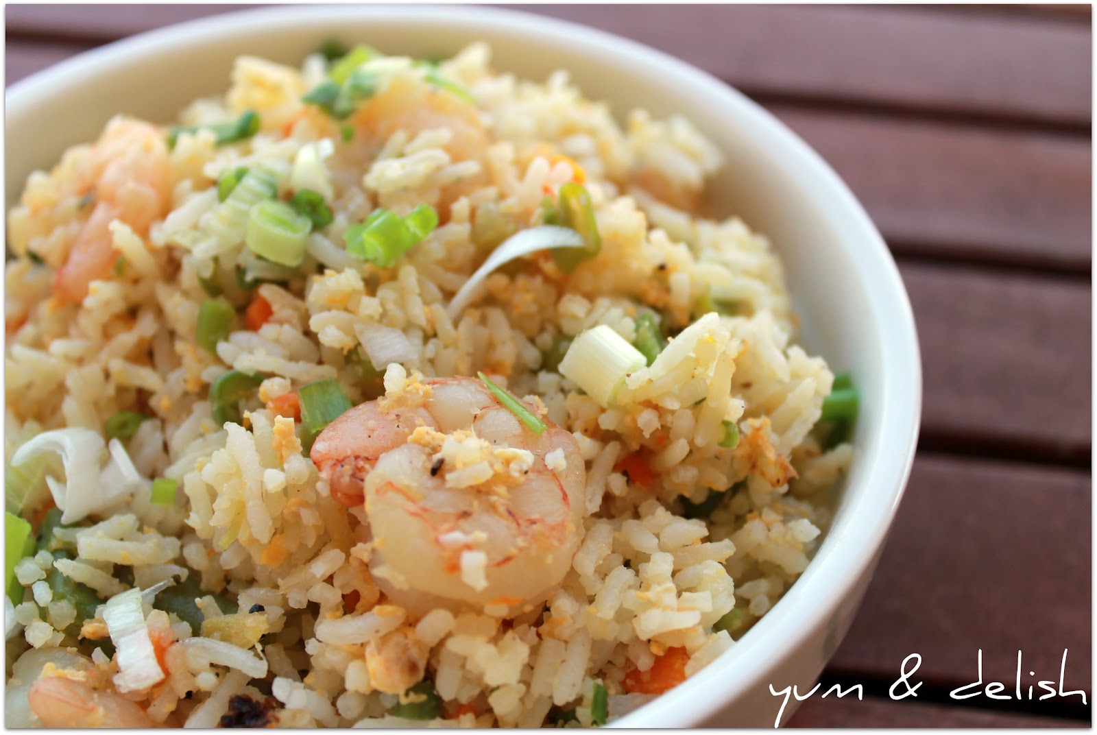 Yum & Delish Quick and Easy Prawn and Egg Fried Rice
