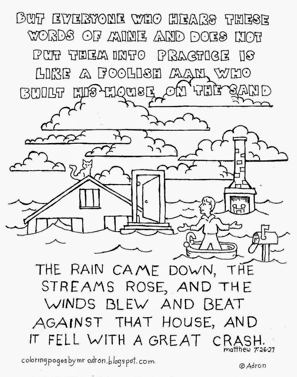 yore and his house coloring pages - photo #30