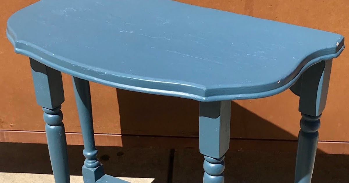 Uhuru Furniture & Collectibles 475026 Small Painted Hall Table with