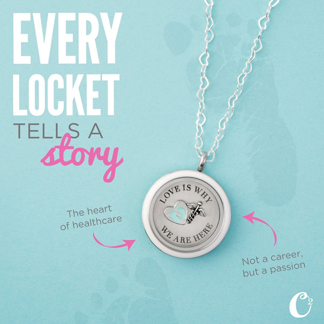 Origami Owl Living Locket for Nurses available at StoriedCharms.com