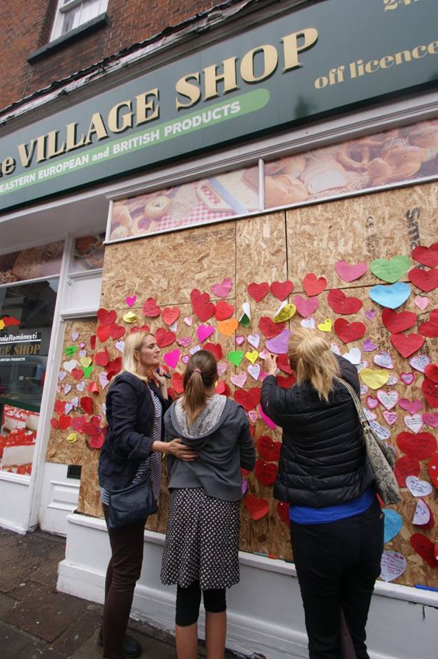 When an immigrant's store became the target of a xenophobic attack, the people of Norwich stood up for the victim
