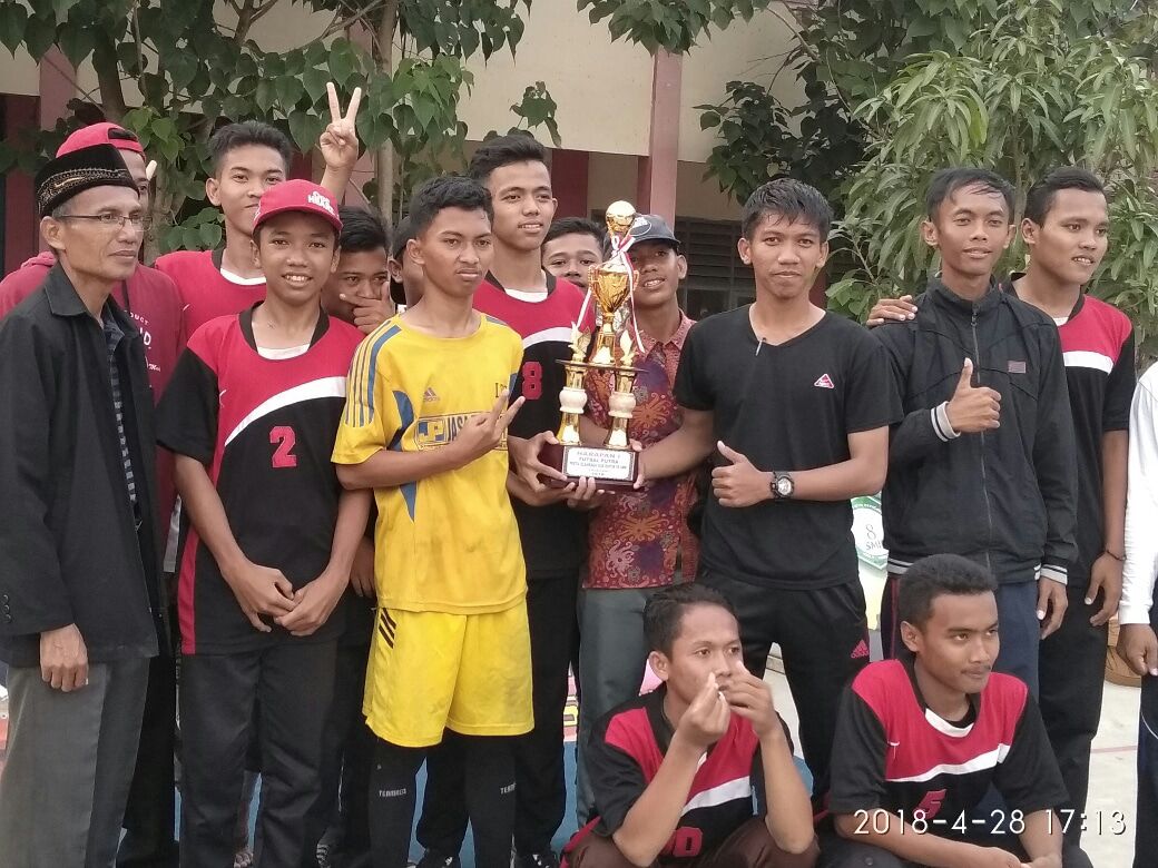 Juara Harapan 1 O2SN SMK Futsal Putra Gugus 8 Kab