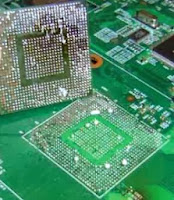 Circuito integrado BGA listo para reballing