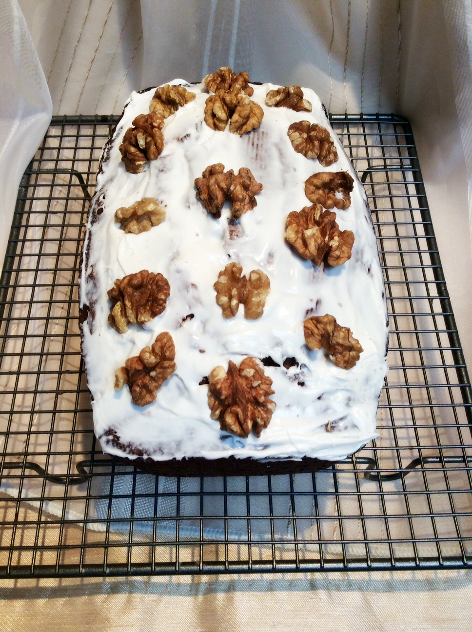 Chez Maximka Coffee, rum and walnut loaf cake