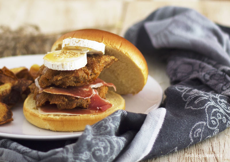 Bocadillo en pan brioche