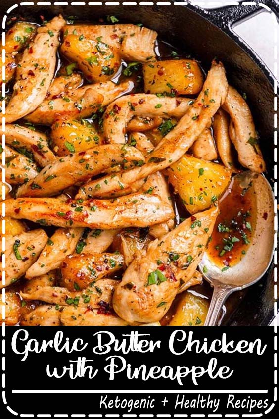 Garlic Butter Chicken with Pineapple Kitchen Virginia