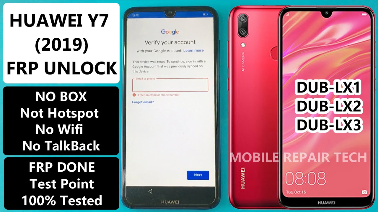 Huawei Y7 Prime Test Point