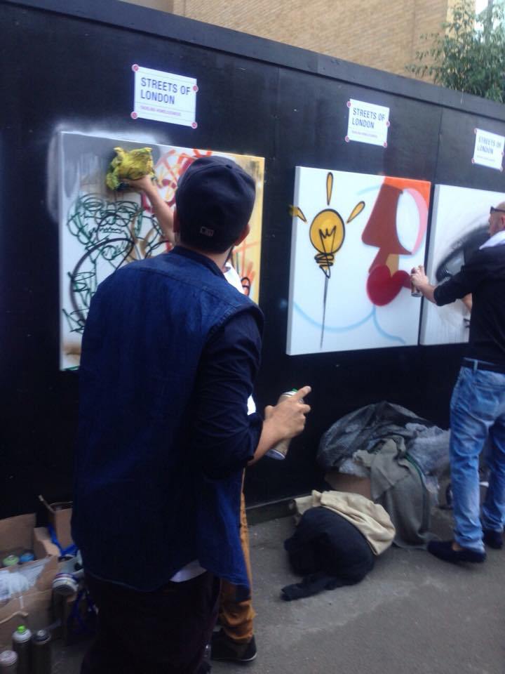 Chrome & Black Street Art Auction raising money for London’s