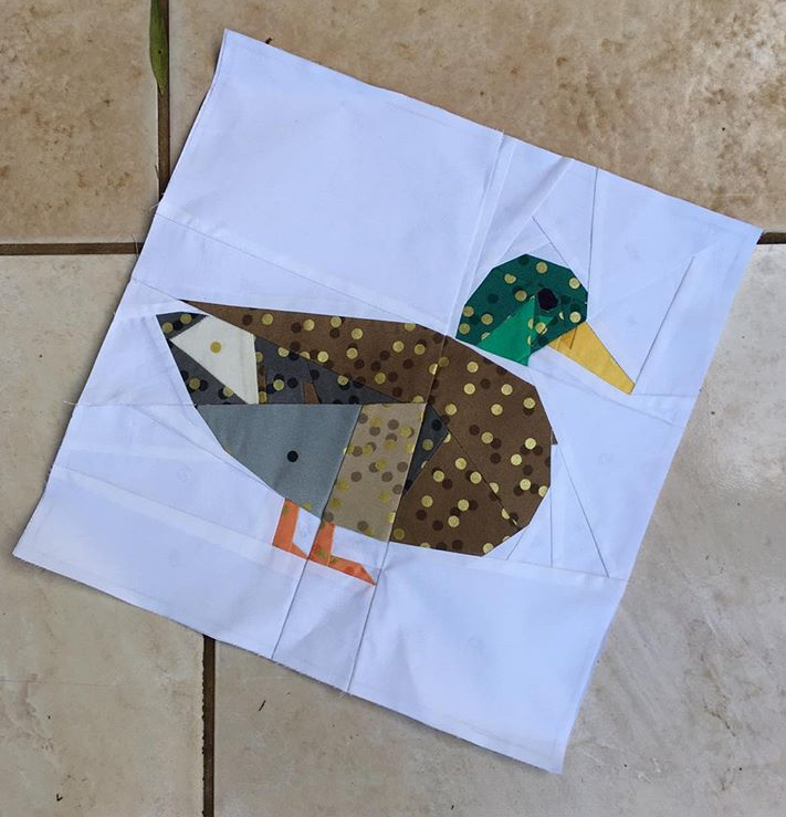 KOHATU Patterns: Farm Animal Quilt Along - Duck Block