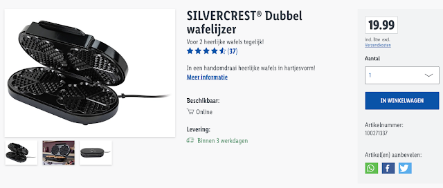 Silvercrest® wafelijzer