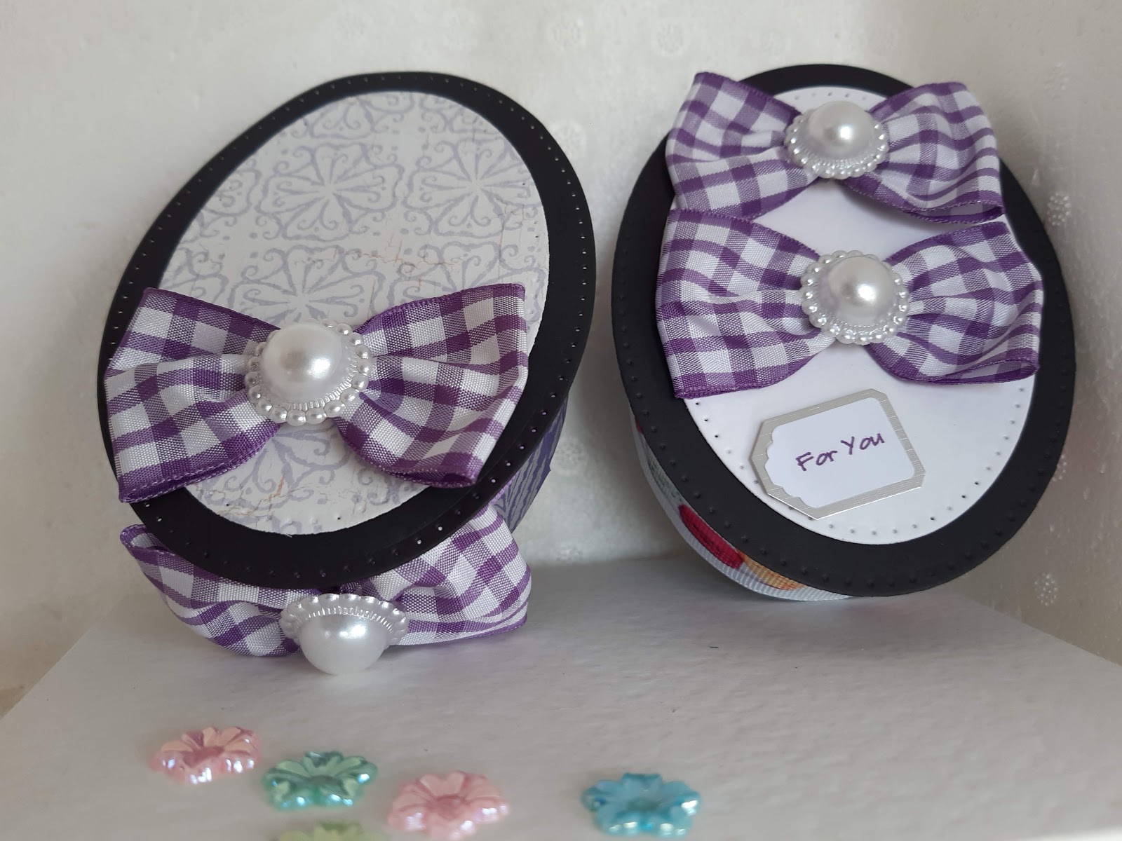 Spanish crafter Gingham for Crafty Ribbons