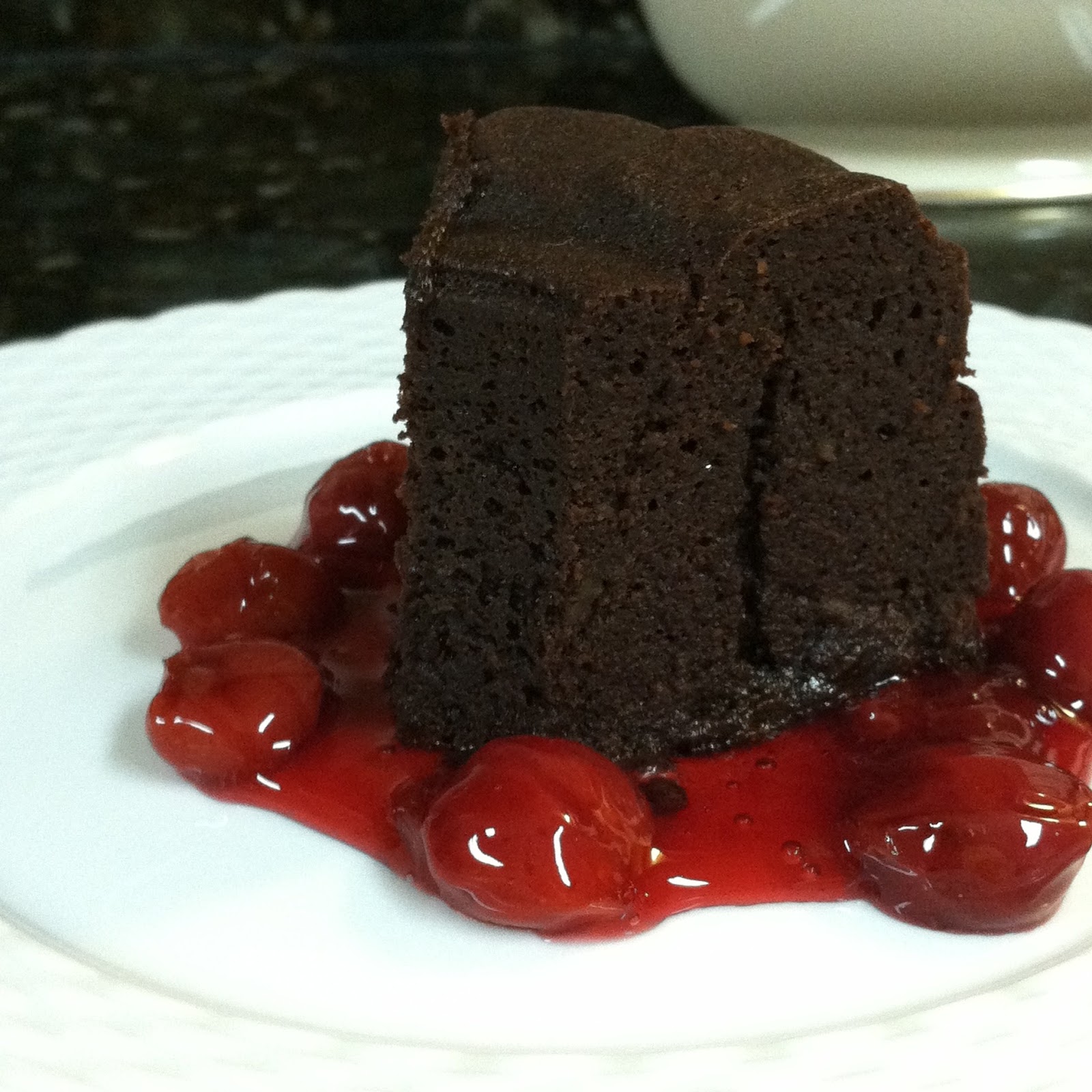 Chocolate Steamed Pudding with Montmorency Cherry Sauce Recipe