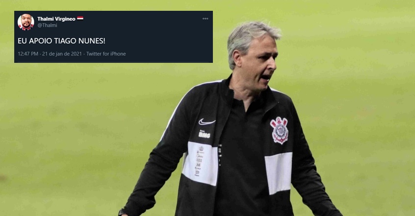 São-paulinos colocam Tiago Nunes entre assuntos mais comentados do Twitter
