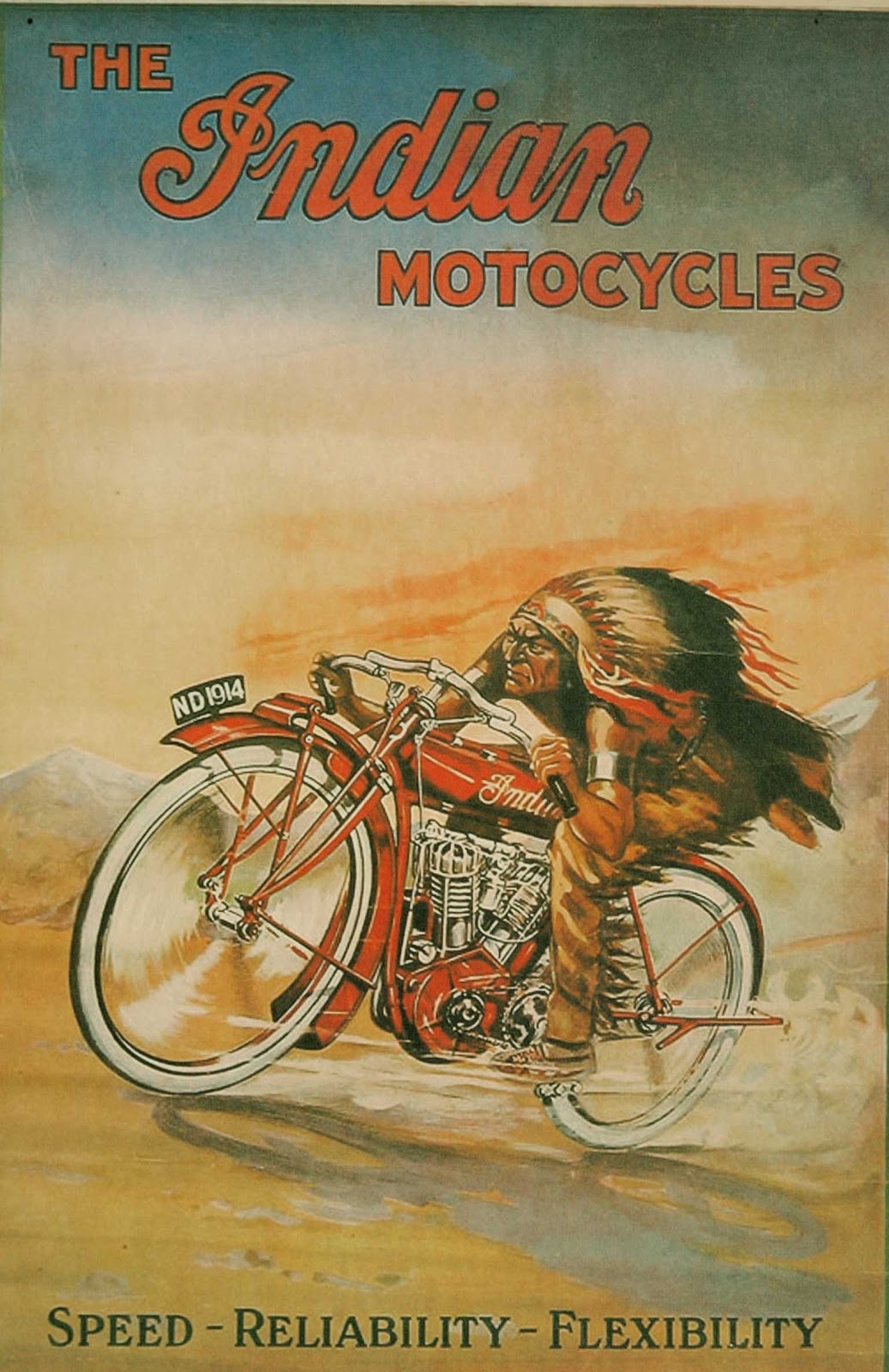 Vintage Motorcycle Poster 80