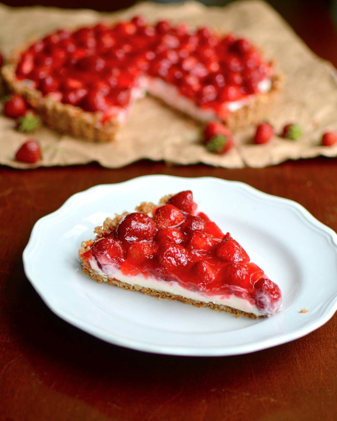 Yammie's Noshery Strawberry Pretzel Tart