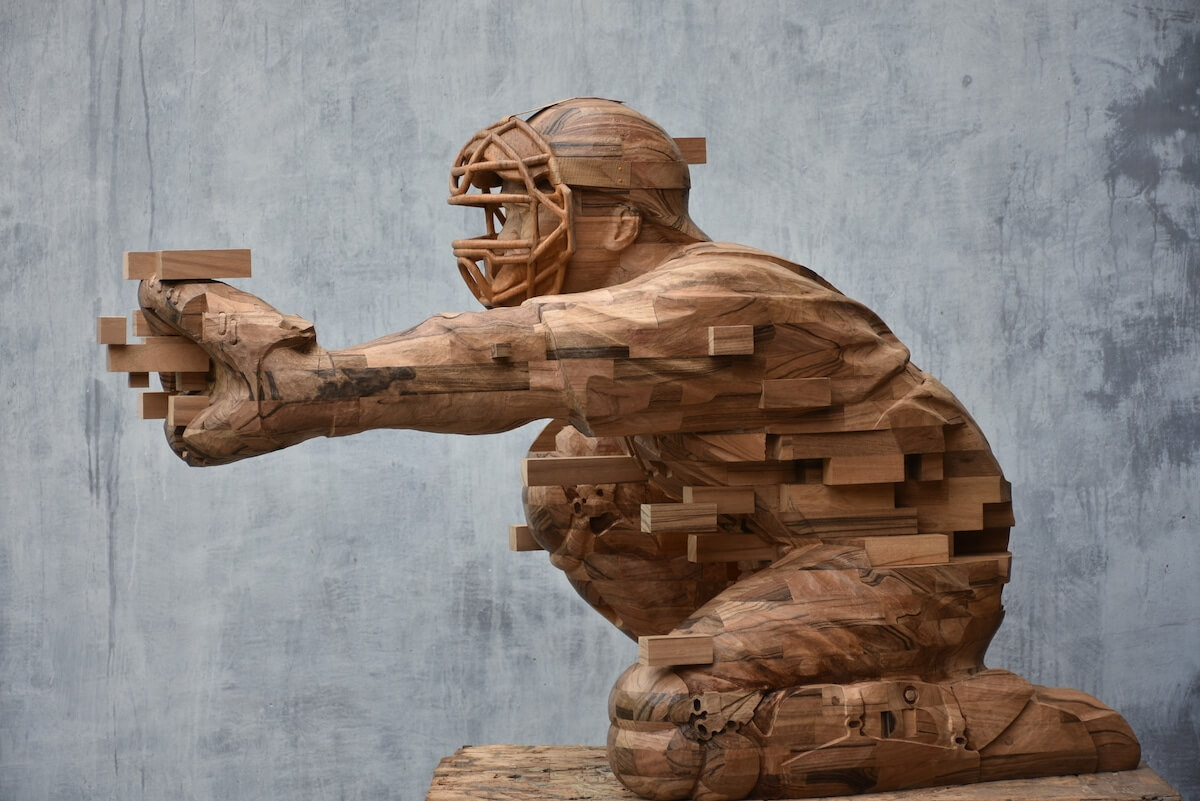 Stunning Wood Sculptures That Look Like Pixelated Glitches