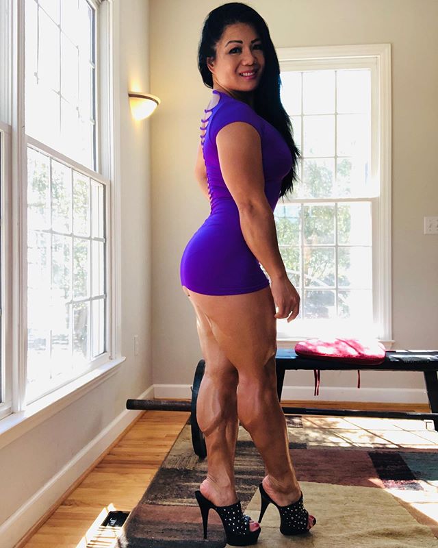 Michelle Jin New Gallery - Full Calves Strength.