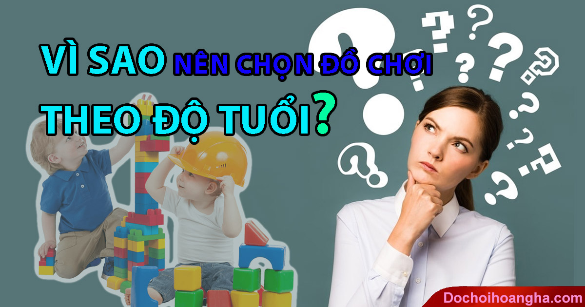 Vì sao nên chọn đồ chơi theo độ tuổi?