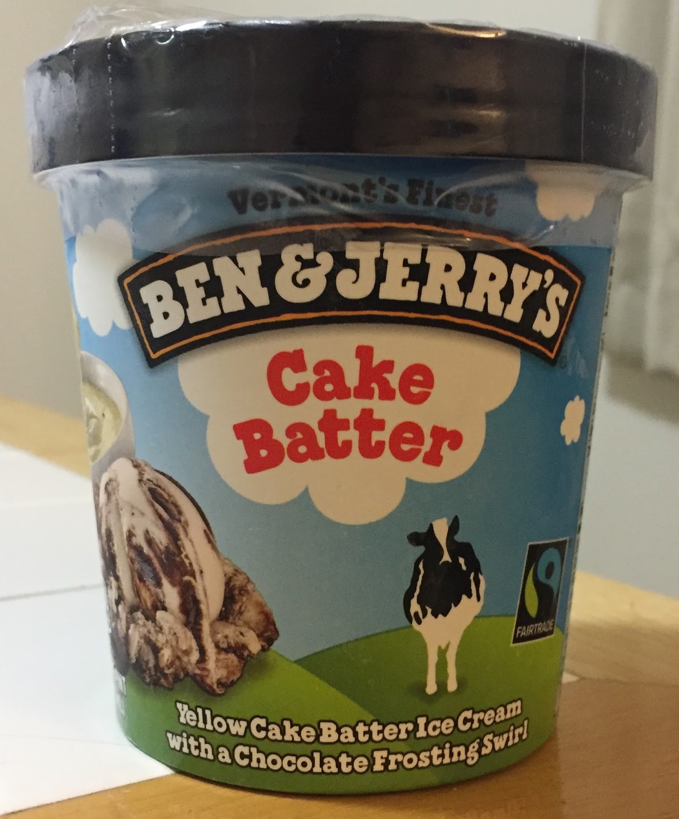 Ben and Jerry's Cake Batter