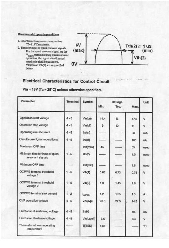 STR F6654 DATA PIN CONFIGURATION