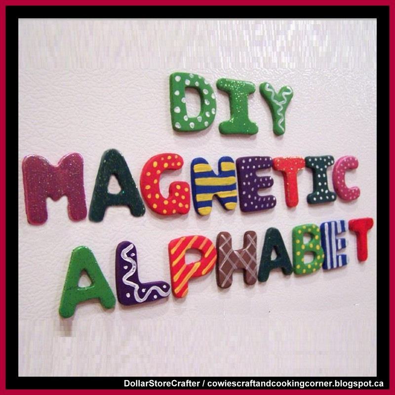 Dollar Store Crafter Make Cute Alphabet (Dollar Tree Crafts)