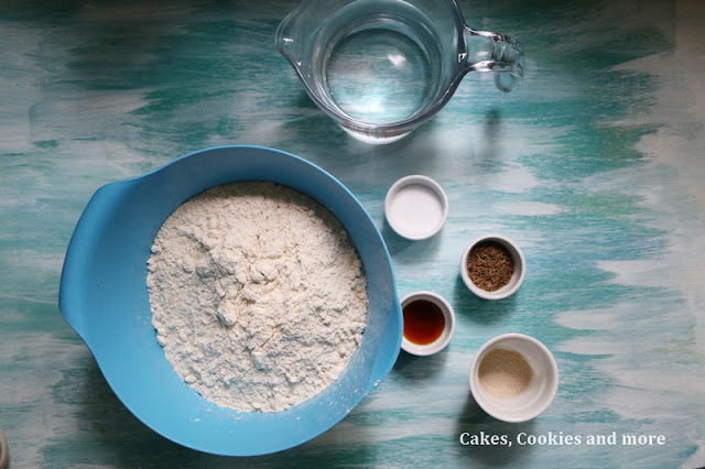 Ingredients for the Caraway Bread Recipe - Zutaten für das Kümmelbrot