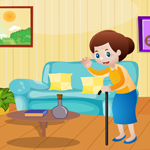 Games4King Cute Grandmother Rescue Walkthrough