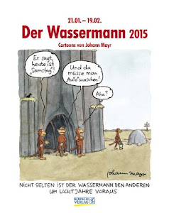 Wassermann 2015: Sternzeichen-Cartoonkalender