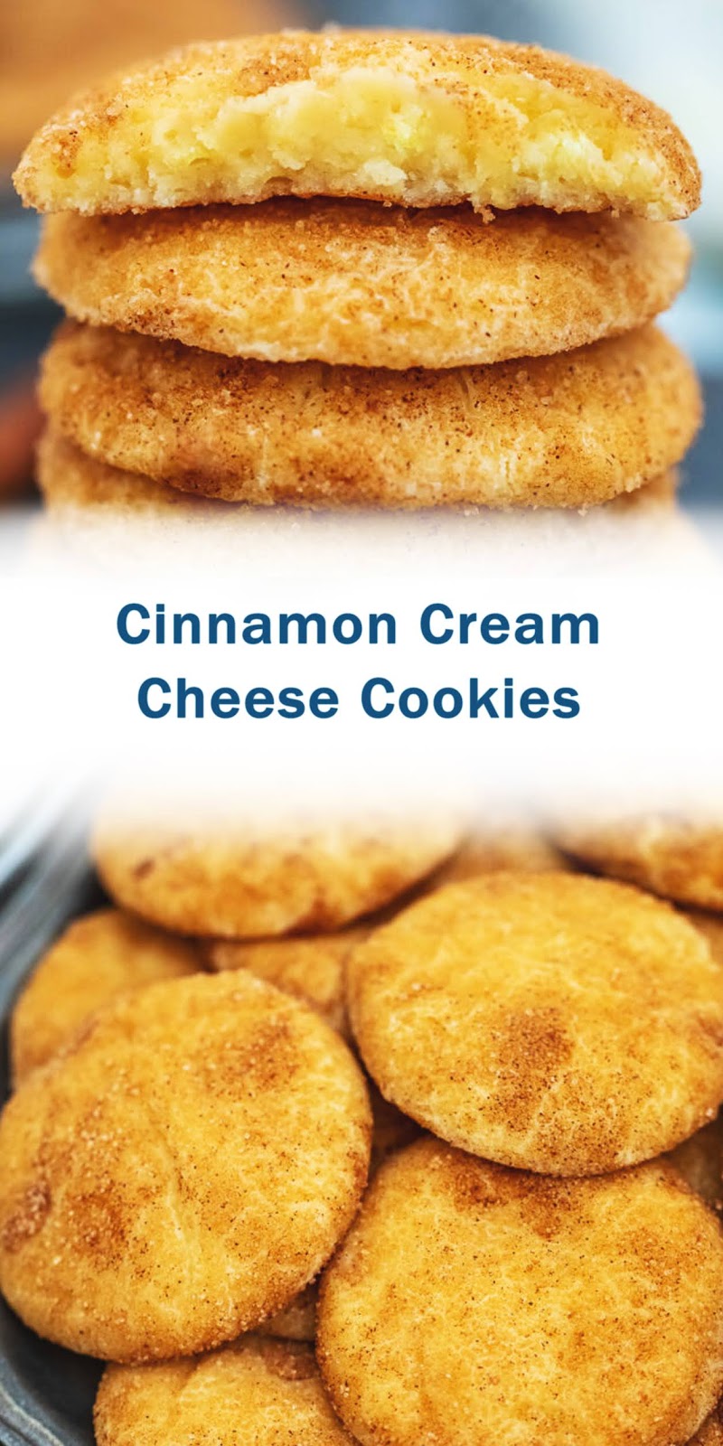 Cinnamon Cream Cheese Cookies