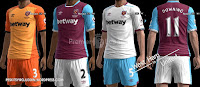 West Ham United kits 2016-2017 Pes 2013