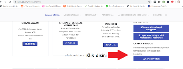 Cara Semak Kelulusan KKM Produk Shaklee