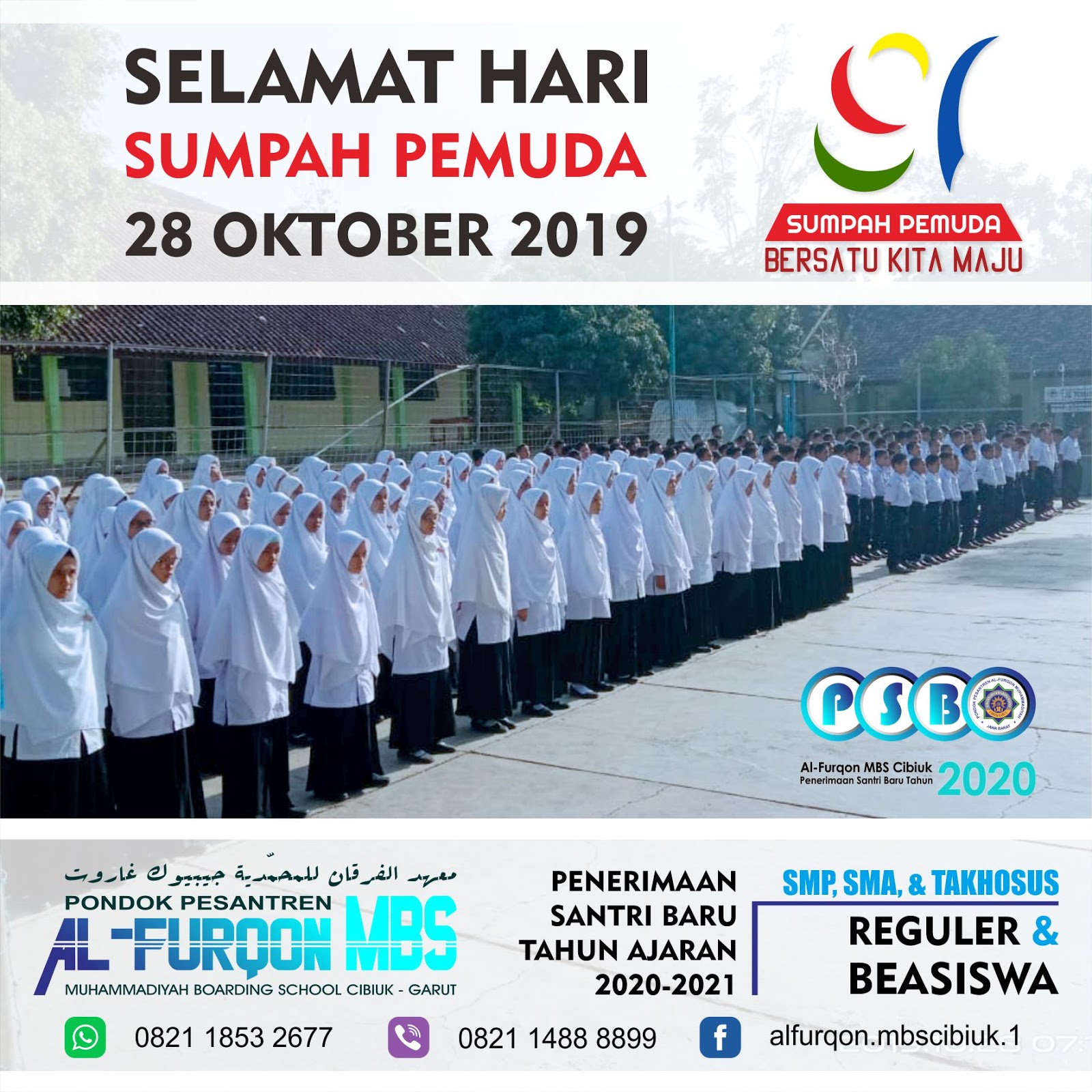 Penerimaan Santri Baru Tahun Ajaran 20202021