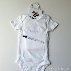 Lorrie Everitt Studio: Let's paint some onesies! A baby shower