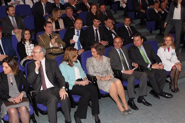 Queen Sofia of Spain attends the ceremony to mark the 40th anniversary of the Reina Sofia University Hospital 
