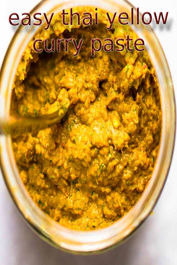 easy thai yellow curry paste Masakan Ibu