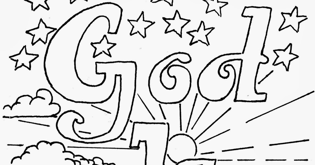 i love god coloring pages - photo #44