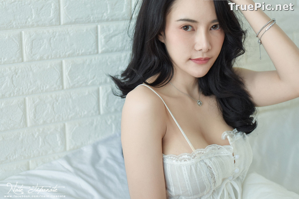 Image Thailand Model - Nattanicha Pw - Beautiful In White Sleepwear - TruePic.net - Picture-9