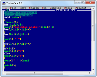 dhwie_blue: Contoh Program Perulangan C++