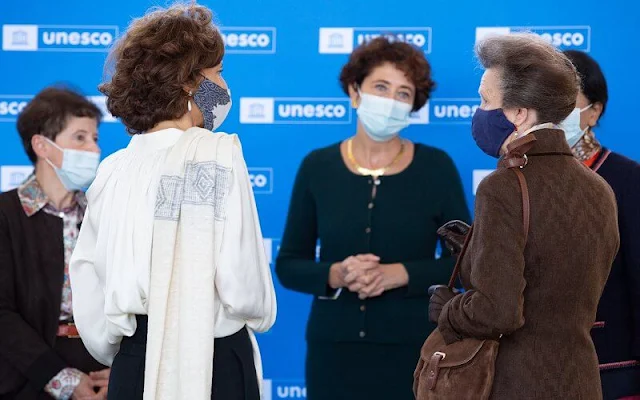 Princess Anne attended the celebrations of the 75th anniversary of the UNESCO in Paris