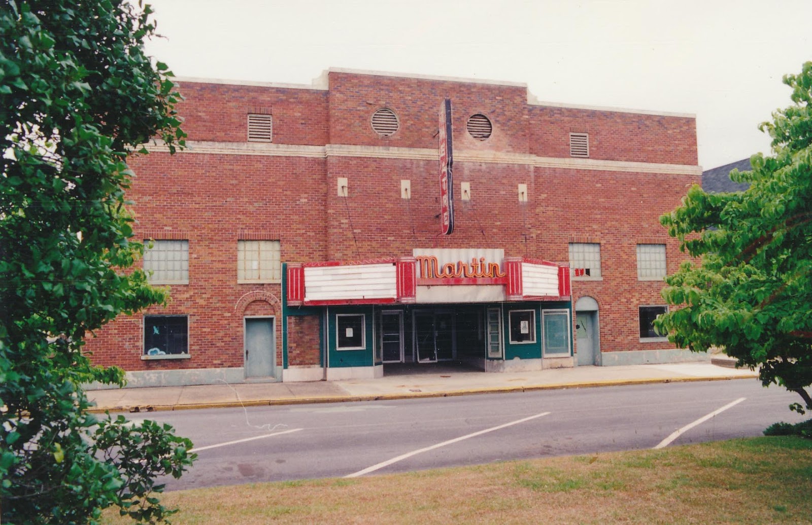 IMAGES OF OUR PAST THE RETURN OF THE MARTIN MOVIE THEATER MARQUEE