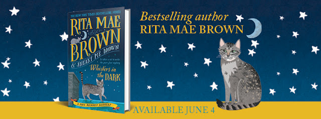 Book Review/Giveaway: Whiskers in the Dark: A Mrs. Murphy Mystery by Rita Mae Brown