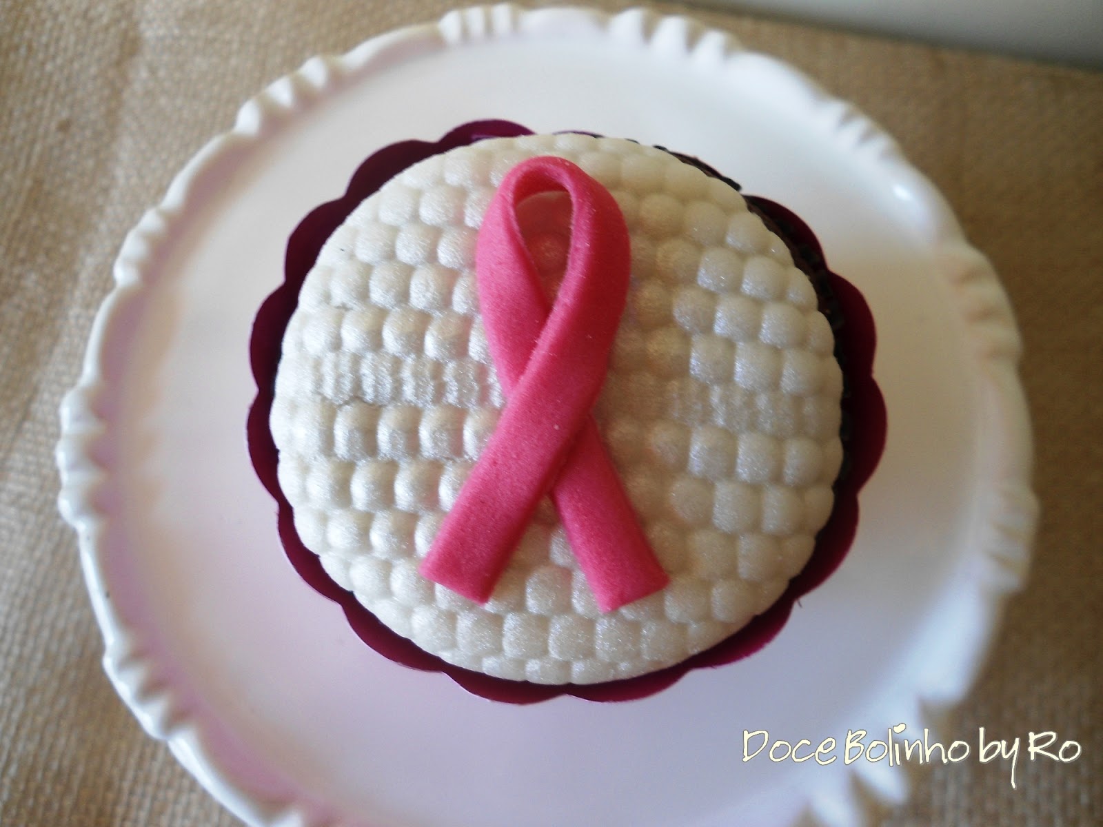 Doce Bolinho by Ro: Cupcake Outubro Rosa