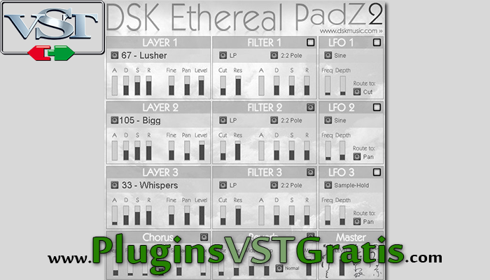 DSK Ethereal PadZ 2 - Plugin VST Sintetizador Grátis