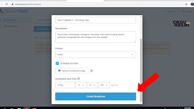Schedule masa streaming anda dengan StreamYard