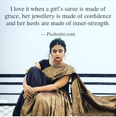 Top 30 Saree Quotes and Captions